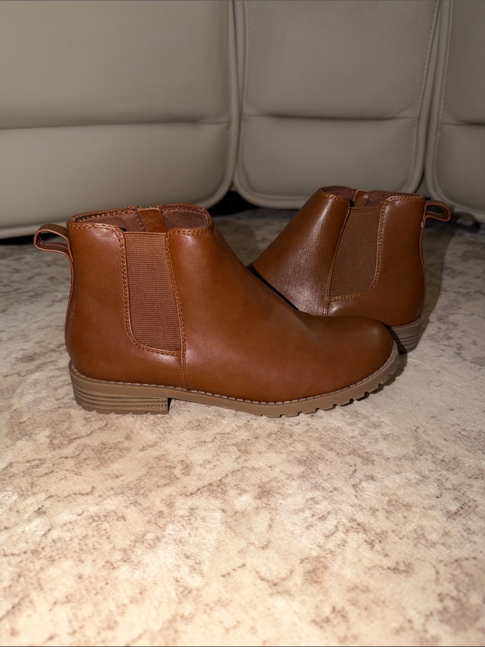 Women's Chelsea Ankle Boots in Cognac Brown